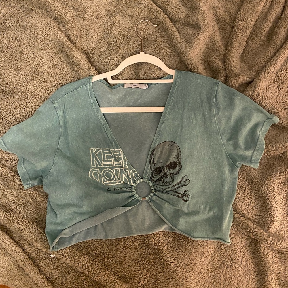 Cropped Graphic Tee